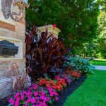 Fall Garden Renovating- gorgeous front of home with landscaping and plants
